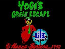 Pantallazo de Yogi's Great Escape para Spectrum