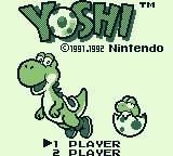 Pantallazo de Yoshi para Game Boy