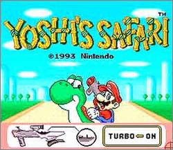 Pantallazo de Yoshi's Safari para Super Nintendo