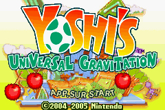 Pantallazo de Yoshi's Universal Gravitation para Game Boy Advance