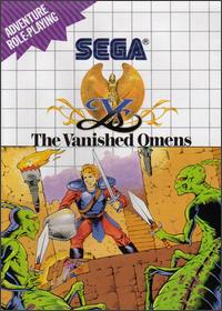 Caratula de Ys: The Vanished Omens para Sega Master System