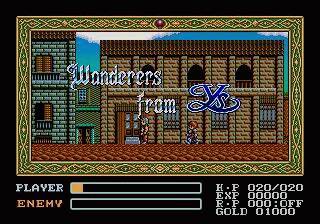Pantallazo de Ys III: Wanderers from Ys para Sega Megadrive