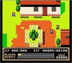 Pantallazo de Ys para Nintendo (NES)