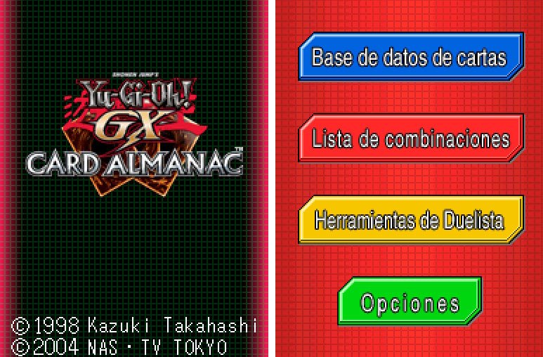 Pantallazo de Yu-Gi-Oh! GX Card Almanac para Nintendo DS