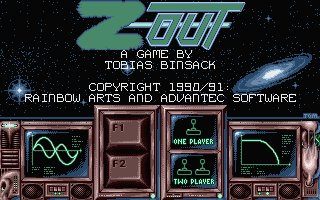 Pantallazo de Z-Out para Atari ST