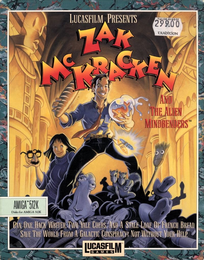 Caratula de Zak McKracken and the Alien Mindbenders para Amiga