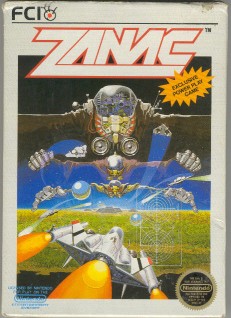 Caratula de Zanac para Nintendo (NES)