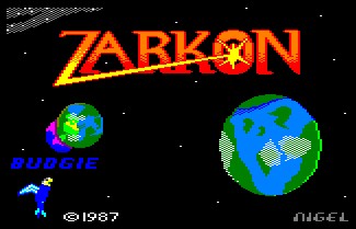 Pantallazo de Zarkon para Amstrad CPC