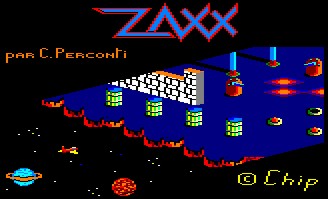 Pantallazo de Zaxx para Amstrad CPC