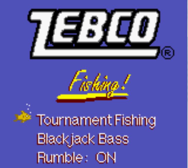 Pantallazo de Zebco Fishing! para Game Boy Color