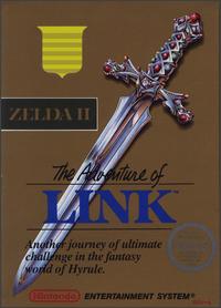 Caratula de Zelda II: The Adventure of Link para Nintendo (NES)