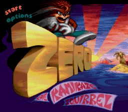 Pantallazo de Zero the Kamikaze Squirrel para Sega Megadrive