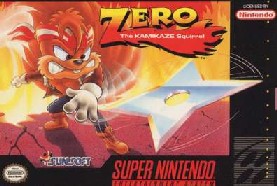 Caratula de Zero the Kamikaze Squirrel para Super Nintendo