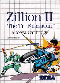 Caratula de Zillion II: The Tri Formation para Sega Master System