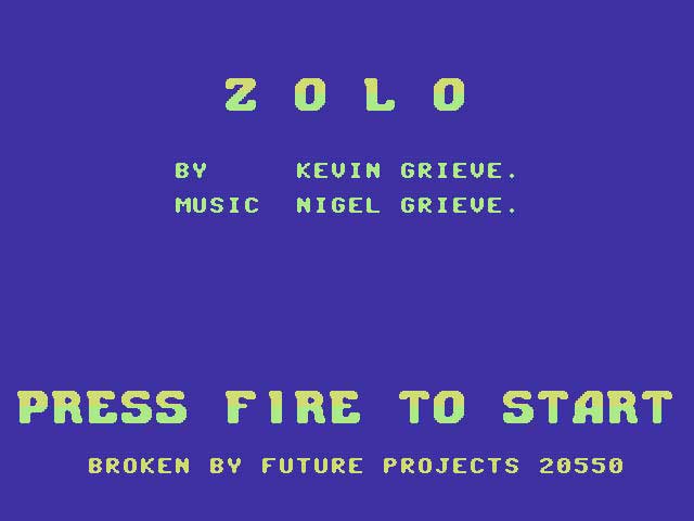 Pantallazo de Zolo para Commodore 64