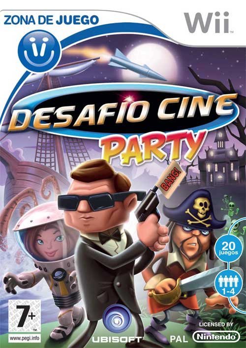 Caratula de Zona de Juego: Desafío Cine Party para Wii