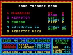 Pantallazo de Zone Trooper para Spectrum