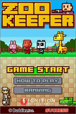 Pantallazo de Zoo Keeper para Nintendo DS