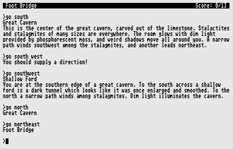 Pantallazo de Zork II: The Wizard of Frobozz para Atari ST