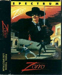Caratula de Zorro para Spectrum