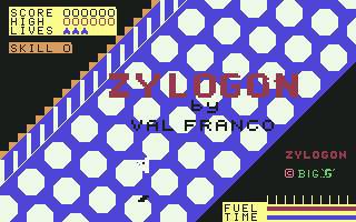 Pantallazo de Zylogon para Commodore 64