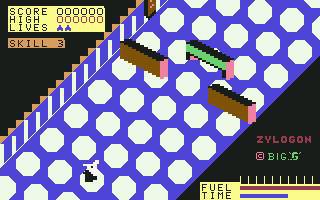 Pantallazo de Zylogon para Commodore 64