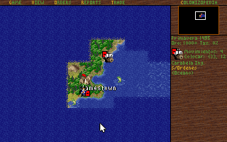 Imagen del juego Sid Meier’s Colonization (dos)