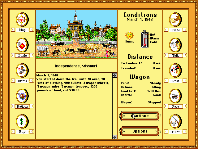 Imagen del juego Oregon Trail Deluxe