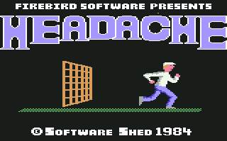 Pantallazo de headache para Commodore 64