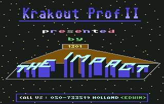 Pantallazo de krakout Professional 2 para Commodore 64