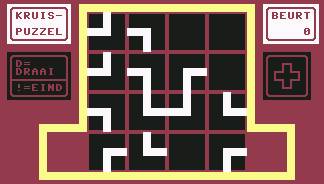 Pantallazo de kruis-puzzel para Commodore 64