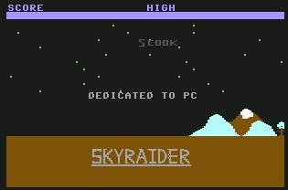 Pantallazo de skyraider para Commodore 64