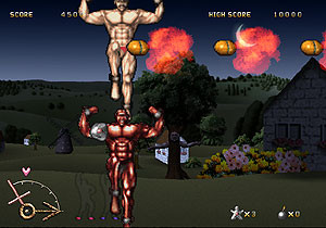 Pantallazo de  Cho Aniki Seinaru Protein Densetsu (Japonés) para PlayStation 2