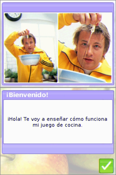 Pantallazo de ¡A Cocinar! Con Jamie Oliver  para Nintendo DS