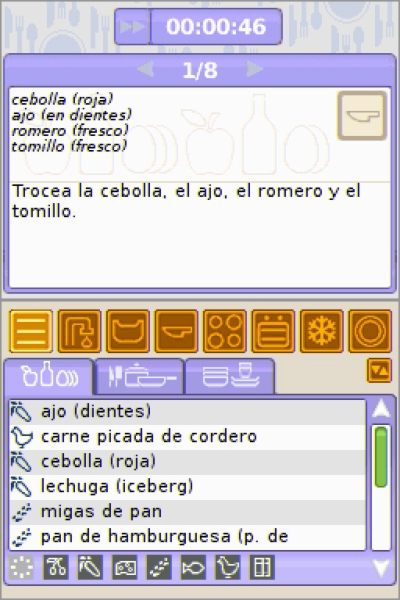 Pantallazo de ¡A Cocinar! Con Jamie Oliver  para Nintendo DS