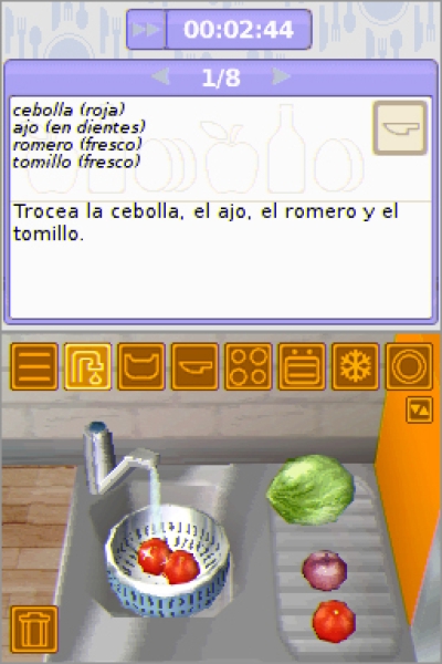 Pantallazo de ¡A Cocinar! Con Jamie Oliver  para Nintendo DS