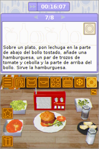 Pantallazo de ¡A Cocinar! Con Jamie Oliver  para Nintendo DS