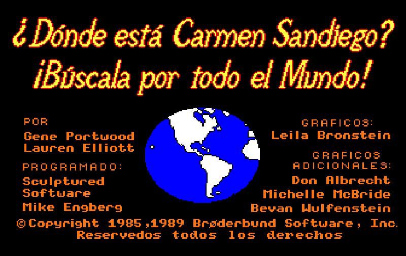 Pantallazo de ¿Dónde está Carmen Sandiego? Búscala por todo el Mundo para Amiga