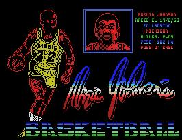 Pantallazo de  Magic Johnson's Basketball para MSX