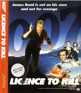 Caratula de 007: Licence to Kill para Spectrum