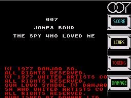 Pantallazo de 007: Spy Who Loved Me, The para Spectrum