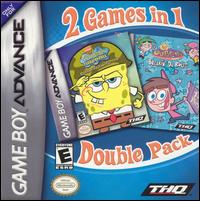 Caratula de 2 Games in 1 Double Pack: SpongeBob SquarePants & Fairly OddParents para Game Boy Advance