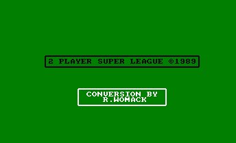 Pantallazo de 2 Player Super League para Amstrad CPC