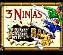 Pantallazo de 3 Ninjas Kick Back para Sega Megadrive