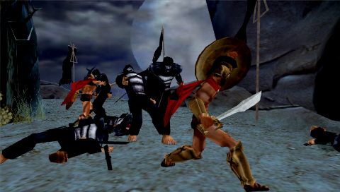 Pantallazo de 300: March to Glory para PSP
