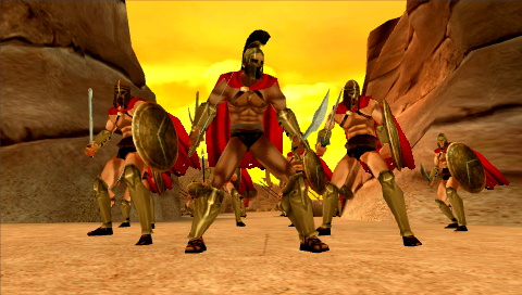 Pantallazo de 300: March to Glory para PSP