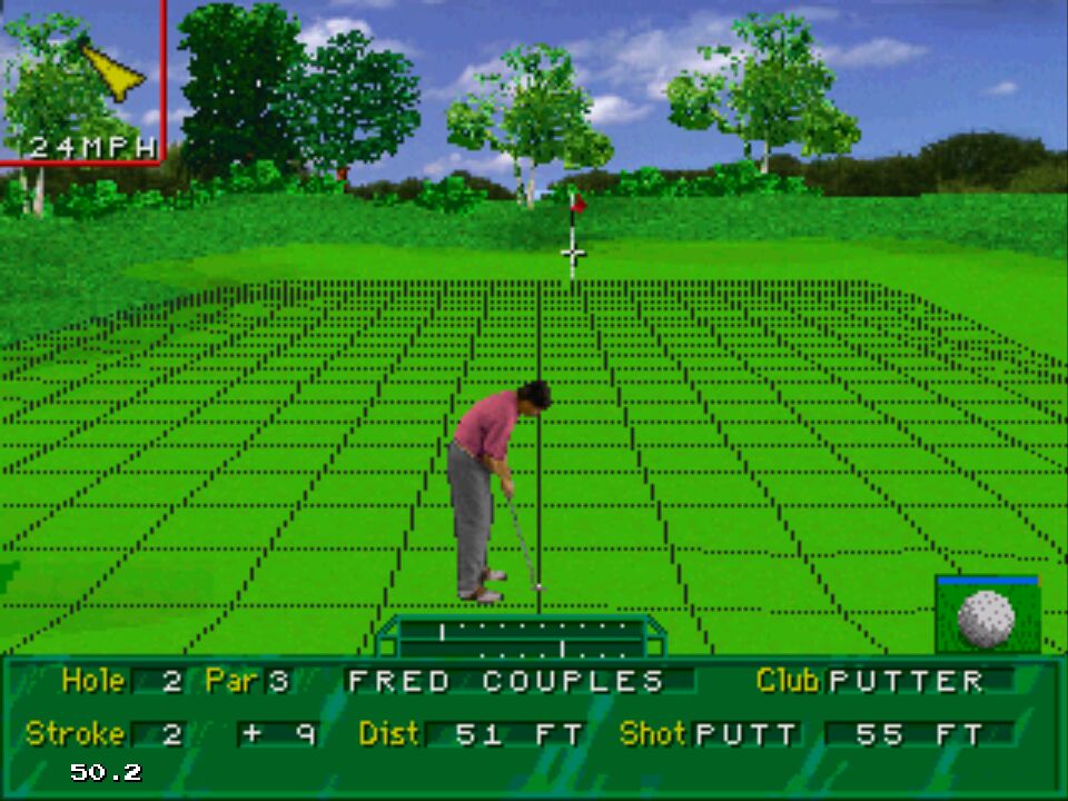 Pantallazo de 36 Great Holes Starring Fred Couples para Sega 32x