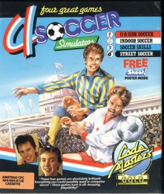 Caratula de 4 Soccer Simulators para Amstrad CPC