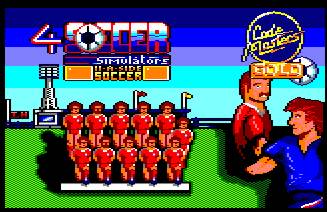 Pantallazo de 4 Soccer Simulators para Amstrad CPC