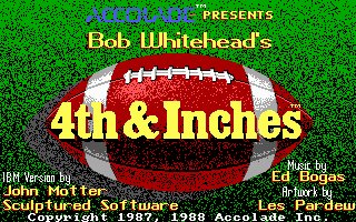 Pantallazo de 4th & Inches Team Construction Disk para PC